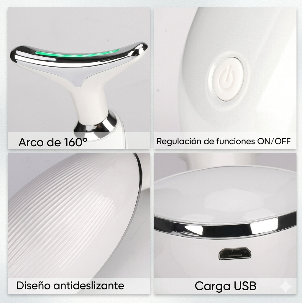 Efecto Lifting Instantáneo: Masajeador Sónico ✨ el Sistema de Rejuvenecimiento 360