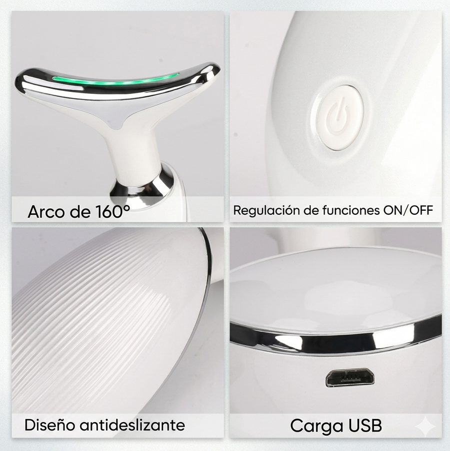 Efecto Lifting Instantáneo: Masajeador Sónico ✨ el Sistema de Rejuvenecimiento 360